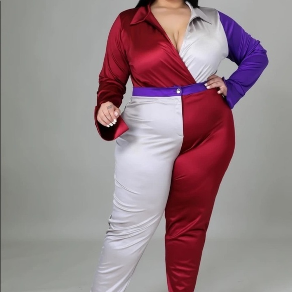 3 Tone Body Suit and Pants Set